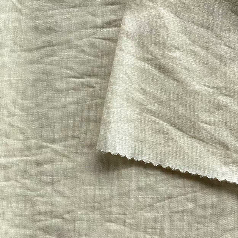 NO 6053 Parlak Tencel Keten Kumaş